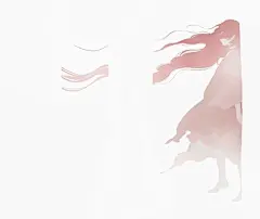 飘逸潇洒的日系女生唯美插画图片