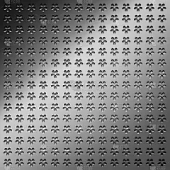 抽象的金属背景与花