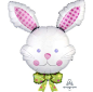 复活节派对装饰布置卡通户外儿童宝宝可爱治愈系气球领结兔子气球-淘宝网