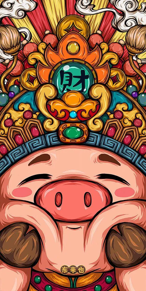 [米田主动设计整理]东来也原创·国潮插画设计 （via.东来也原创设计）