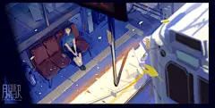 No.306 #本土插画师推荐# 来自@业桉 的插画作品，梦幻的光色与美丽的少女。
作者的轻想连载主页：O网页链接 ​​​​