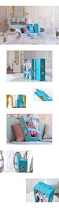 The packaging for the brand soft toys