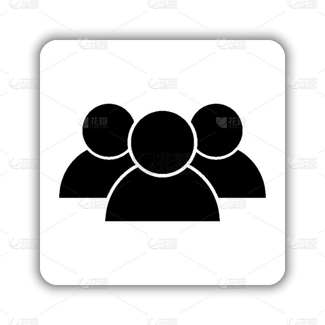 人-黑色矢量图标