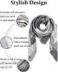 Cozy Checked Plaid Blanket Scarf - Soul Young Tartan Stylish Cape Wrap Shawl for Women and Men(One Size,Grey) at Amazon Women’s Clothing store