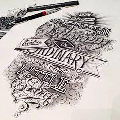 Fantastic and unique lettering work英文字体设计西文字体手写字体@奥美Linda