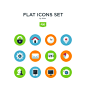 Flat Icon Set扁平化图标psd by FREEDL下载 - 灵感 - UEhtml设计师交流平台 网页设计 界面设计