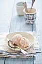 Roasted Peach Lavender Ice Cream by tartelette