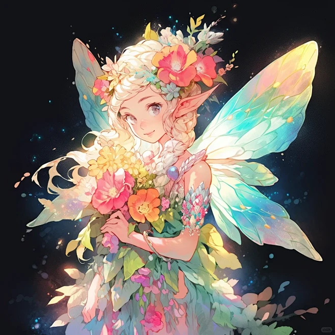 花仙子|落入人间的精灵图片_金隅图片素材-花瓣网