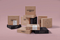 多场景立体飞机盒物流包装盒样机psd素材模版Box Mockup Bundle – Mailing Box-图模版TUPSD.COM
