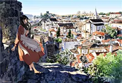 动漫二次元p站萌系围裙少女图集原画插画CG壁纸图片素材美术资料 – ACG图包网