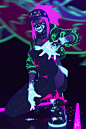 「K/DA Akali Fanart」/「tospeed」のイラスト [pixiv]