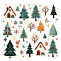redwolf99is_Stickers_white_background_Christmas_elements_vector_8b6e28d1-36c6-4447-80ee-f2d8feeb9078