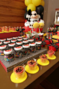 A really cute Mickey Mouse 1st Birthday Party via Kara's Party Ideas. #mickey #mouse #1st #birthday #party #ideas