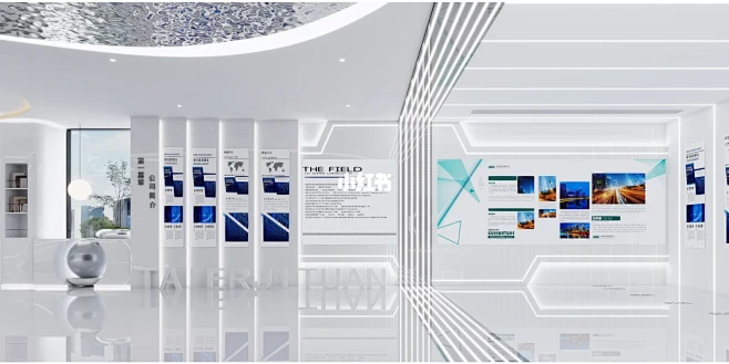上市公司充满科技感未来展厅设计太超前了-花瓣网