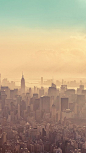 Beautiful New York City Sunrise Haze: 