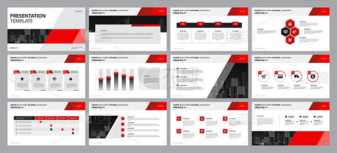 business presentation backgrounds design template