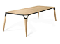 RECTANGULAR WOODEN TABLE LANA BY WILLISAU