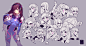 D.Va Expressions by einlee
