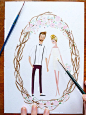 Custom Wedding Portrait