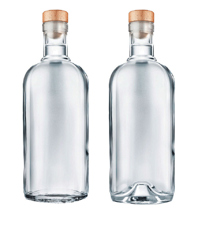 透明酒瓶素材