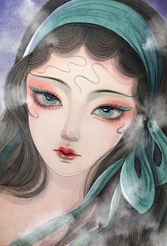 默羽青青采集到插画