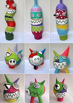 Paper Mache Monsters...