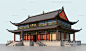 中式古建筑3D模型下载