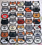 Neko Atsume perler beads                                                                                                                                                      More: 