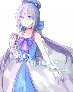 VOCALOID 洛天依 同人图 插画 壁纸 | 摸鱼 | 半次元-第一中文COS绘画小说社区