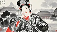 古风插画｜女子 - 小红书