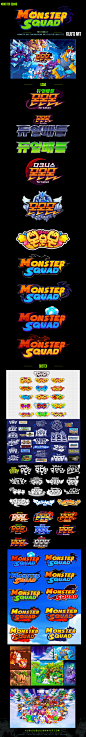 MonsterSquad work 03 : monster mobile graphic work