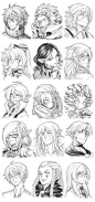 160418 - Headshot Commissions Sketch Dump 18 by Runshin