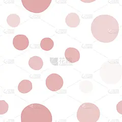 无缝图案与手绘彩色分散的五彩纸屑点。