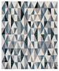 现代简约风格几何图案几何色块地毯素材墙饰挂毯素材图