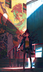 Graffiti, Alexis Rives : It took a while,but, finally done. 