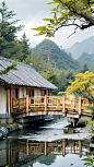 风景写意-木屋-小桥-流水11-19 (1)