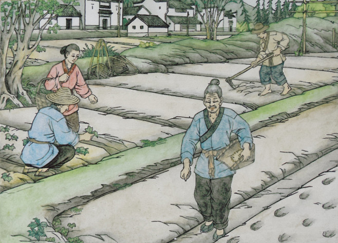 农耕连环画：图解我们生活的根 : 古时有...