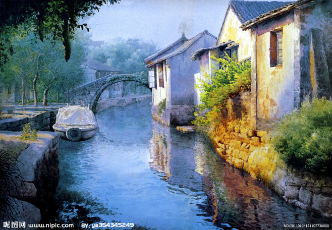 江南水乡大图点击还原