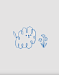 简化小狗   scribble dog tattoo pair
