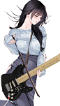 #妹 妹妹吉他第九课 - hotumoyi的插画