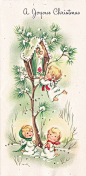 Vintage Greeting Card - Christmas: 