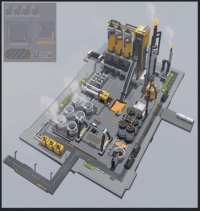 Machinery factory