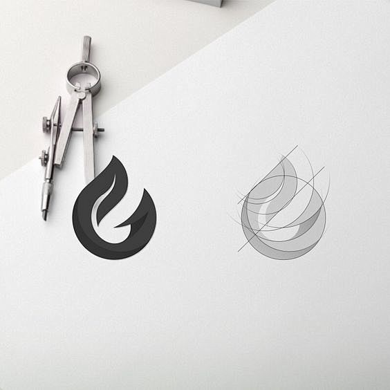 G and leaf . . #logo...