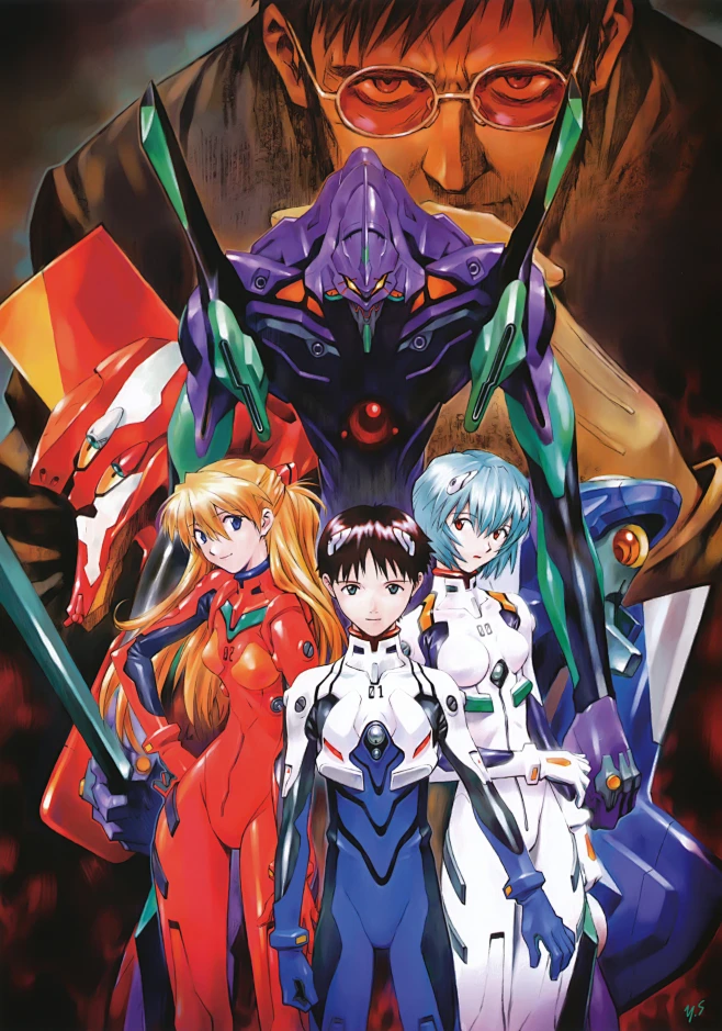 Anime 5100x7280 Neon Genesis Evangelion Ayanami Rei Ikari Shinji Asuka ...