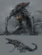 Sulyvahn's Beast Art from Dark Souls III