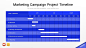 3-Month Marketing Campaign Project Timeline Template for PowerPoint