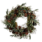 LuxDeco - Olive & Pinecones Mixed Wreath - Buy Online at LuxDeco