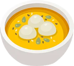 手绘卡通可爱韩式料理食物手账装饰PNG免扣元素 AI矢量图案PS素材 (40)