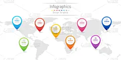 商务,信息图表,化学元素周期表,图表,部分,技术,模板,现代,设计