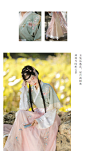 汉尚华莲载梦星河汉服女晋制交领衫裙半袖晋襦褶裙原创-售完不补-tmall.com天猫